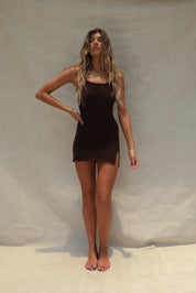 Corah Mini Knit Dress - Coconut Oil