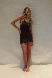 Corah Mini Knit Dress - Coconut Oil