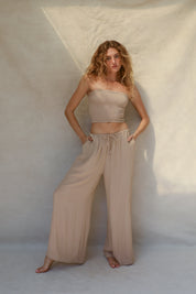 Flora Smocked Tube Top - Moonlight