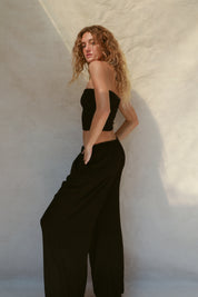 Flora Smocked Tube Top - Stone