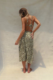 Holiday Wrap Skirt - Baja Bloom