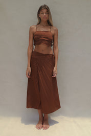 Holiday Wrap Skirt - Coconut Oil