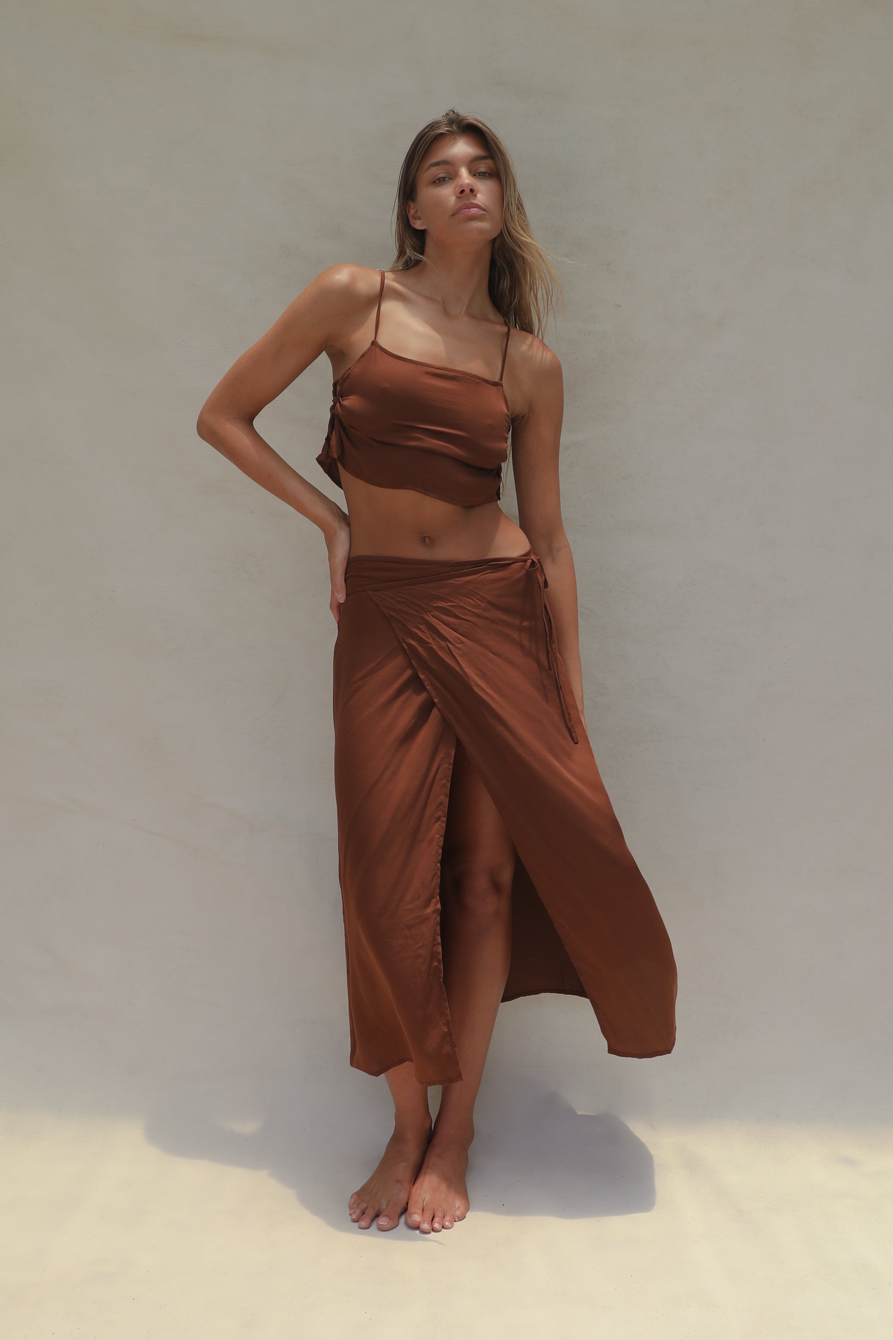 Holiday Wrap Skirt - Coconut Oil