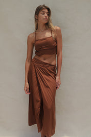 Holiday Wrap Skirt - Coconut Oil