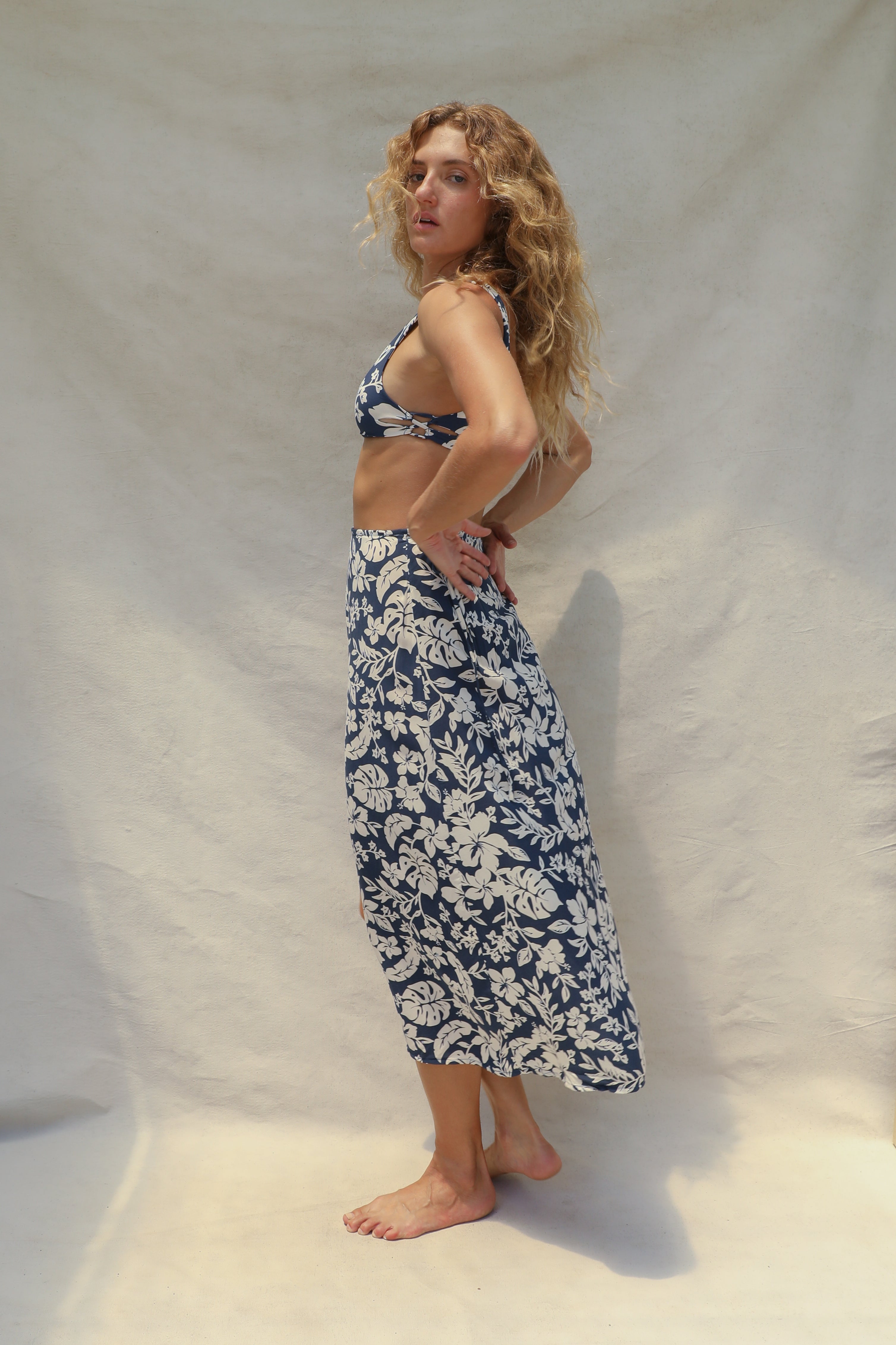Holiday Wrap Skirt - Hibisco