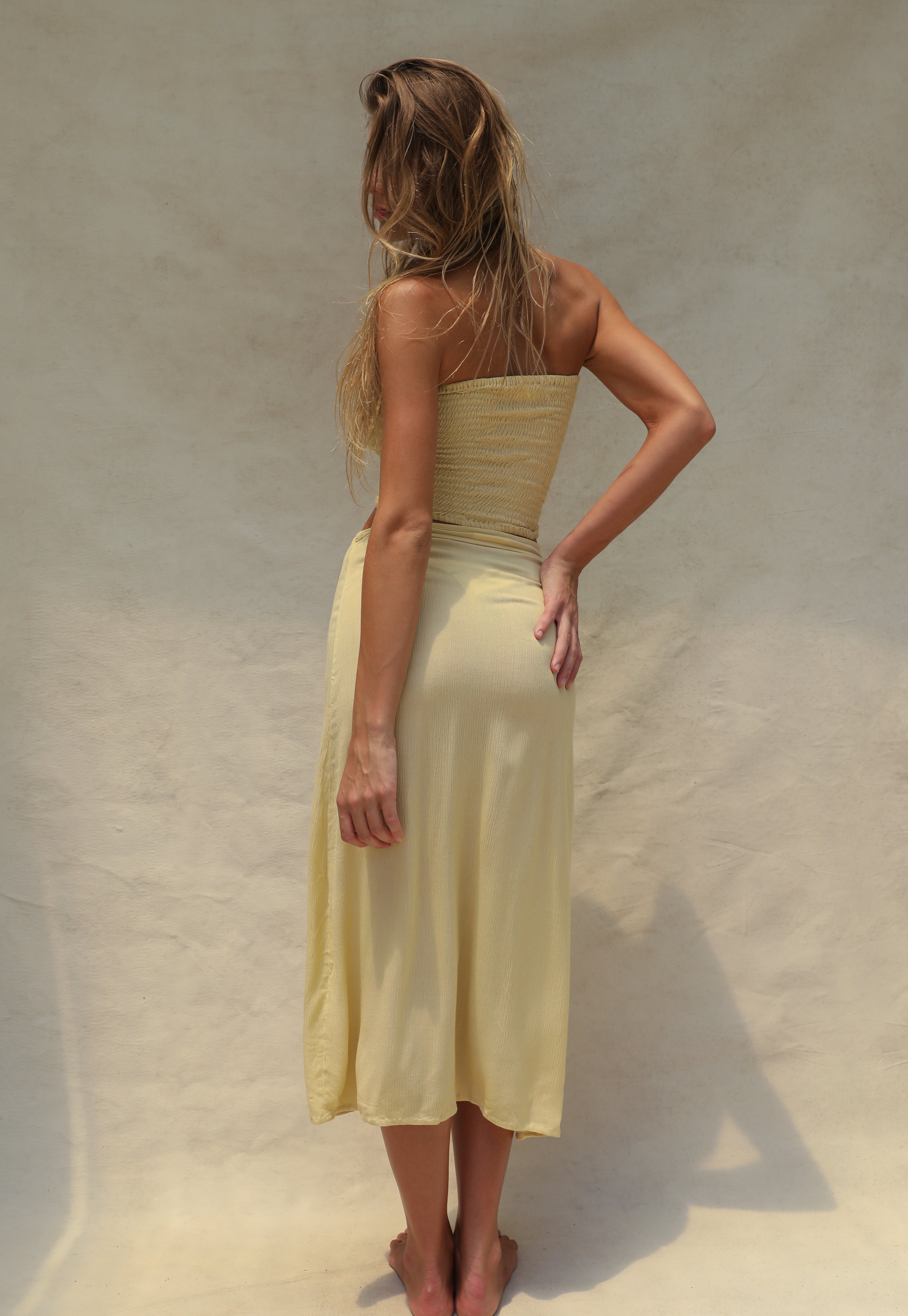 Holiday Wrap Skirt - Horchata