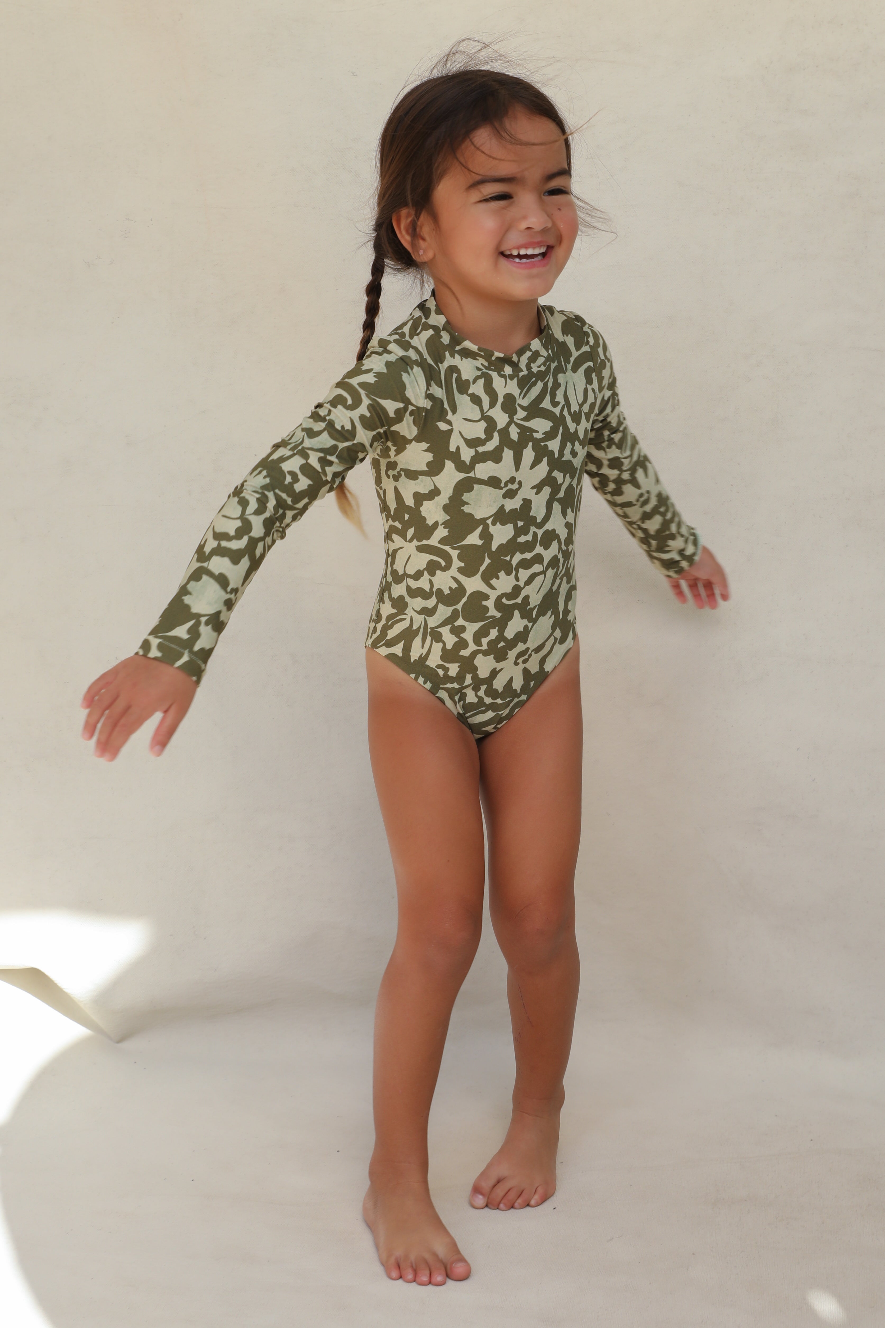 Lumi Mini Zip One Piece - Baja Bloom