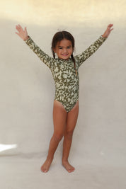 Lumi Mini Zip One Piece - Baja Bloom