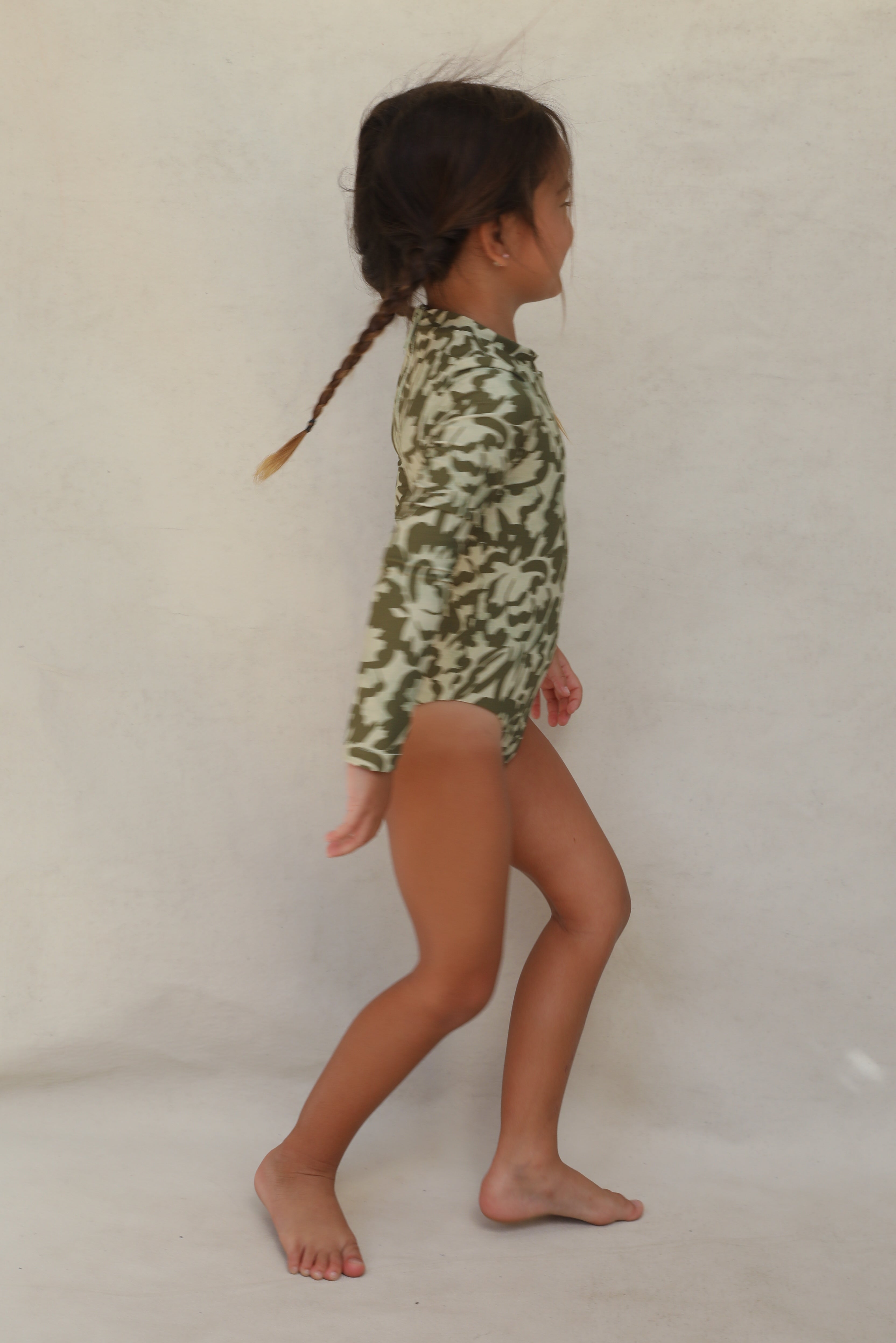 Lumi Mini Zip One Piece - Baja Bloom