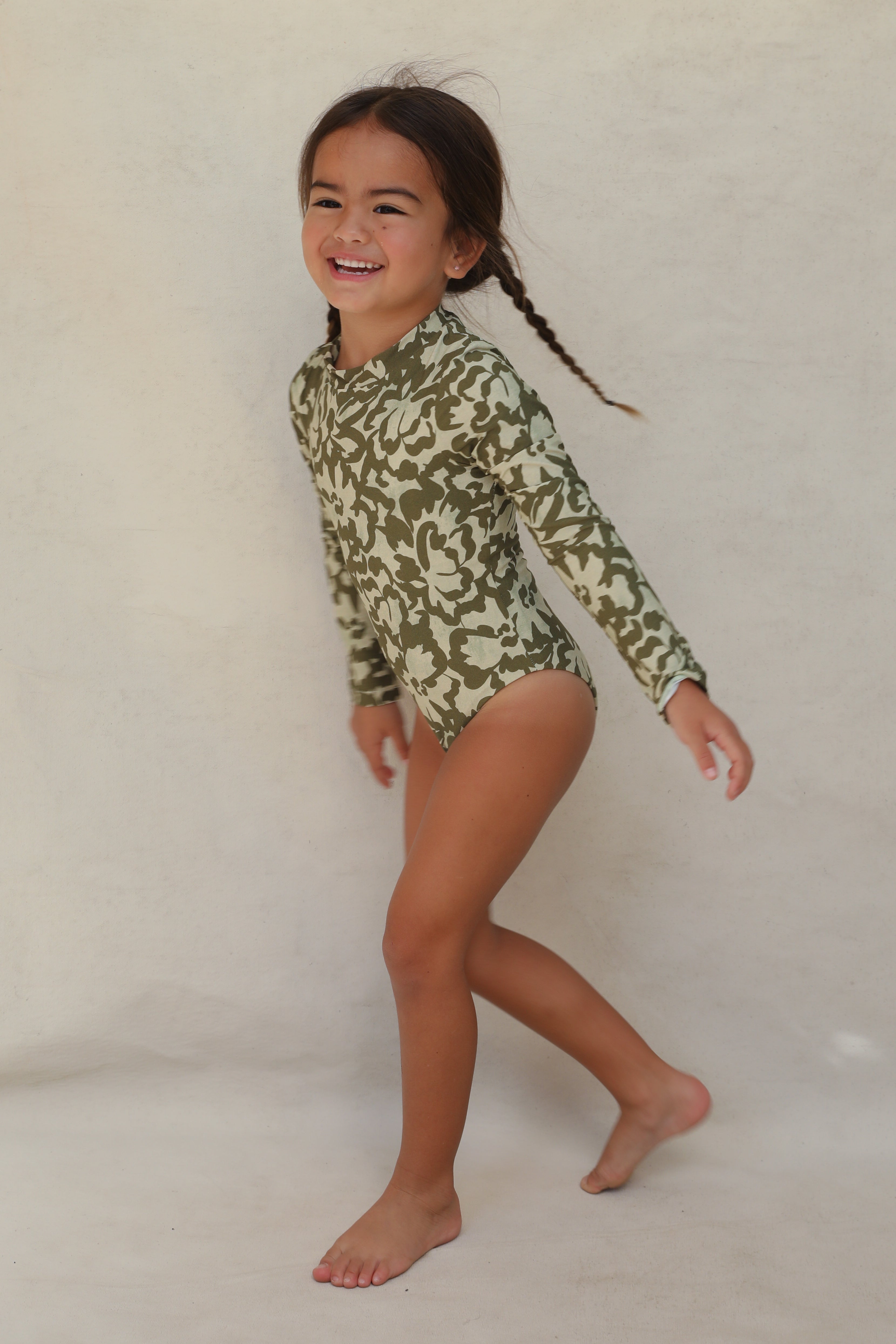 Lumi Mini Zip One Piece - Baja Bloom