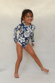 Lumi Mini Zip One Piece - Hibisco