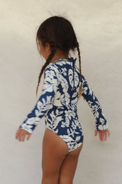 Lumi Mini Zip One Piece - Hibisco