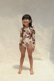 Lumi Mini Zip One Piece - Tropical Tonal