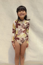 Lumi Mini Zip One Piece - Tropical Tonal