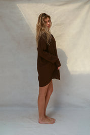 Mimi Shirt Dress - Earth