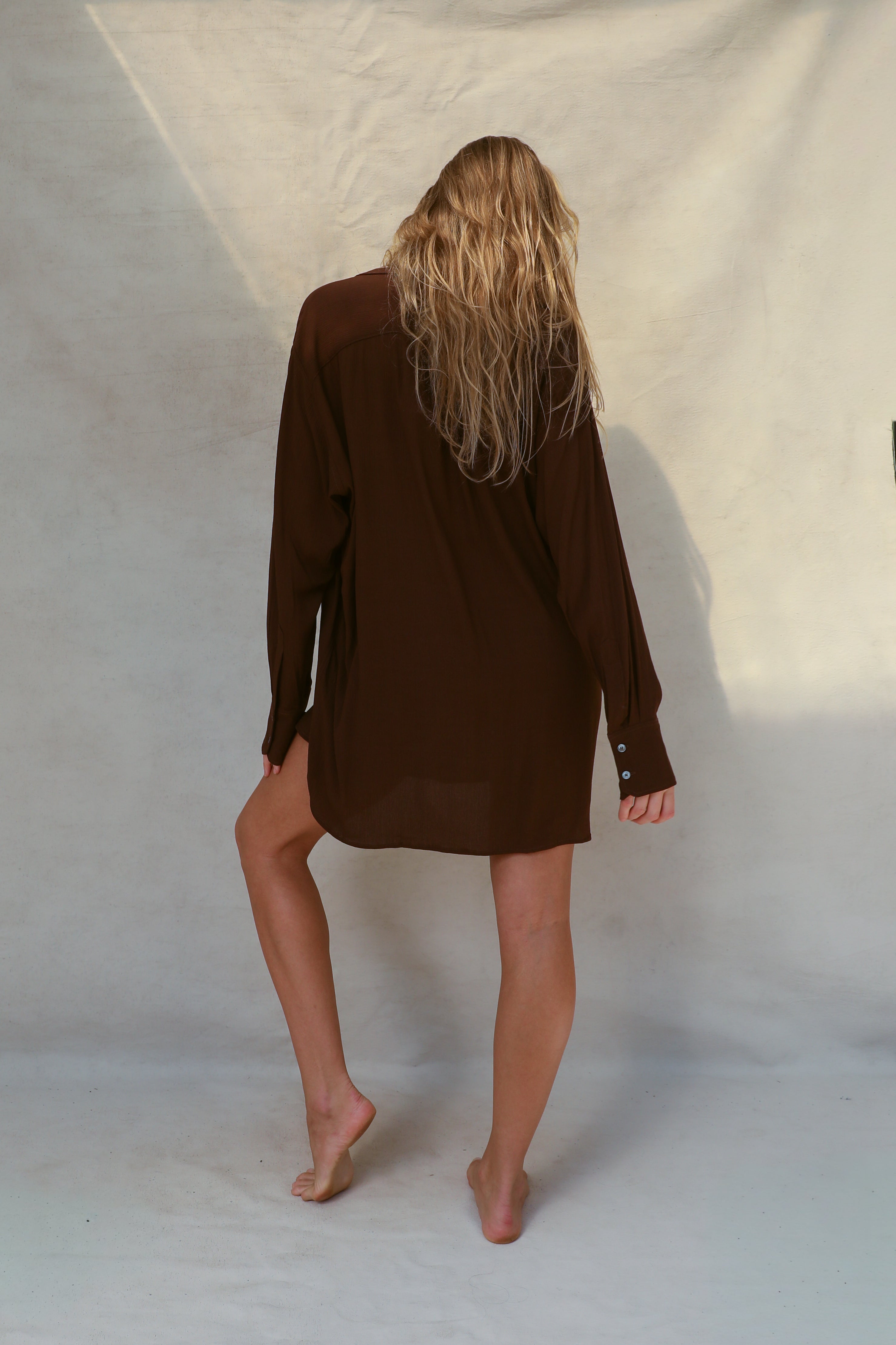 Mimi Shirt Dress - Earth