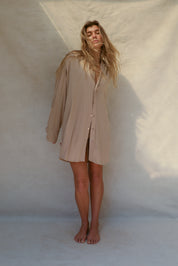 Mimi Shirt Dress - Moonlight