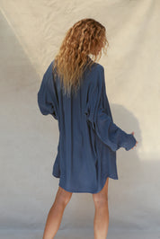 Mimi Shirt Dress - Vintage Indigo
