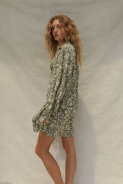 Mimi Shirt Dress - Baja Bloom