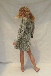 Mimi Shirt Dress - Baja Bloom