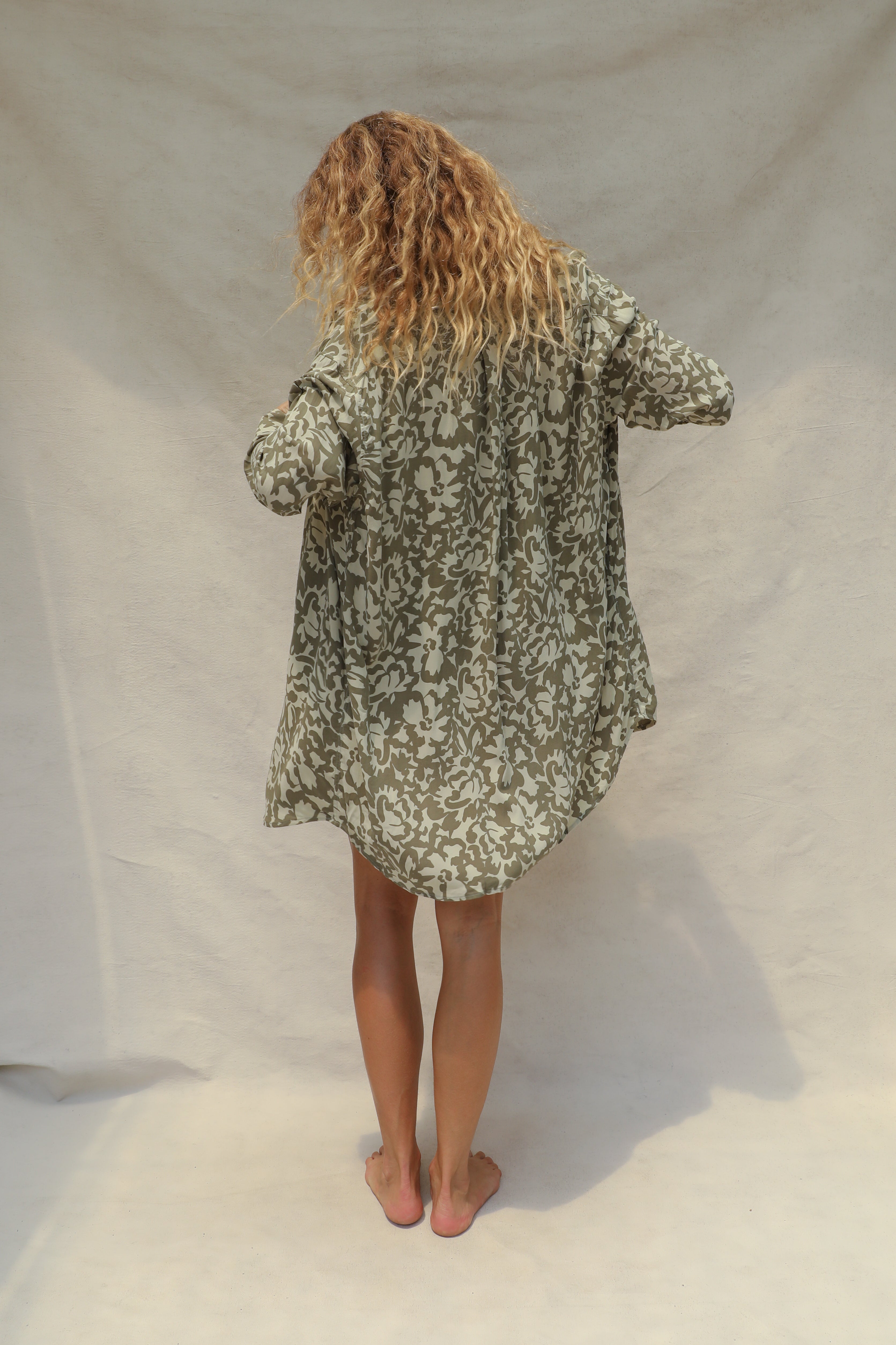Mimi Shirt Dress - Baja Bloom
