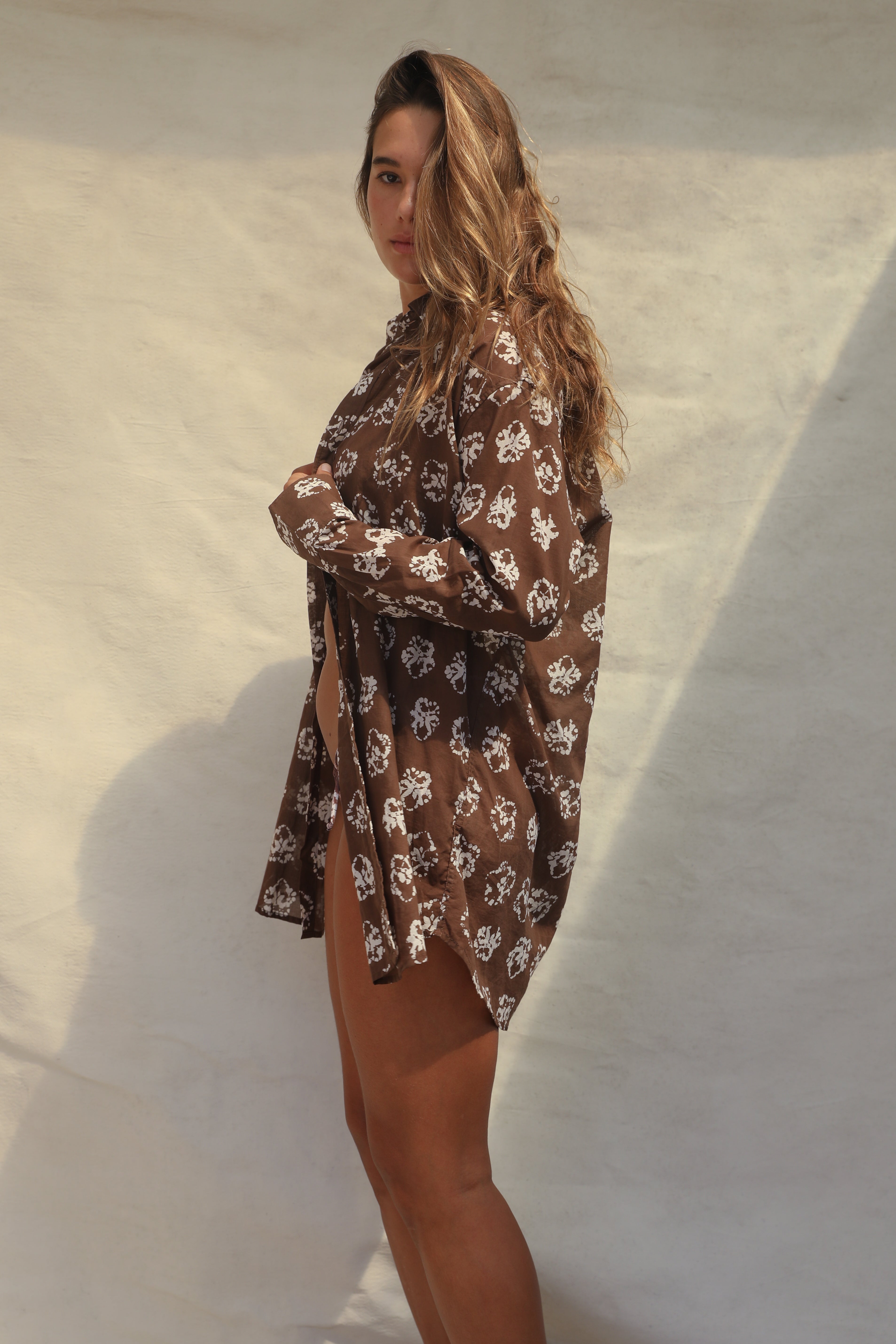 Mimi Shirt Dress - Mirage – STONE FOX SWIM