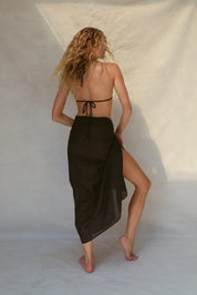 Mira Fringe Pareo - Stone