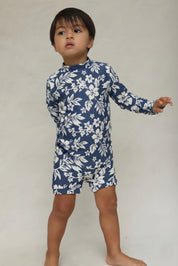 Roca Mini Rash Guard - Hibisco