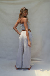 Bruna Pant - Periwinkle Stripe