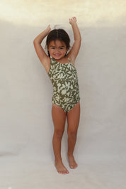 Willa Mini Asymmetrical One Piece - Baja Bloom
