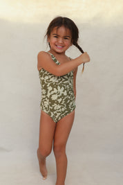 Willa Mini Asymmetrical One Piece - Baja Bloom