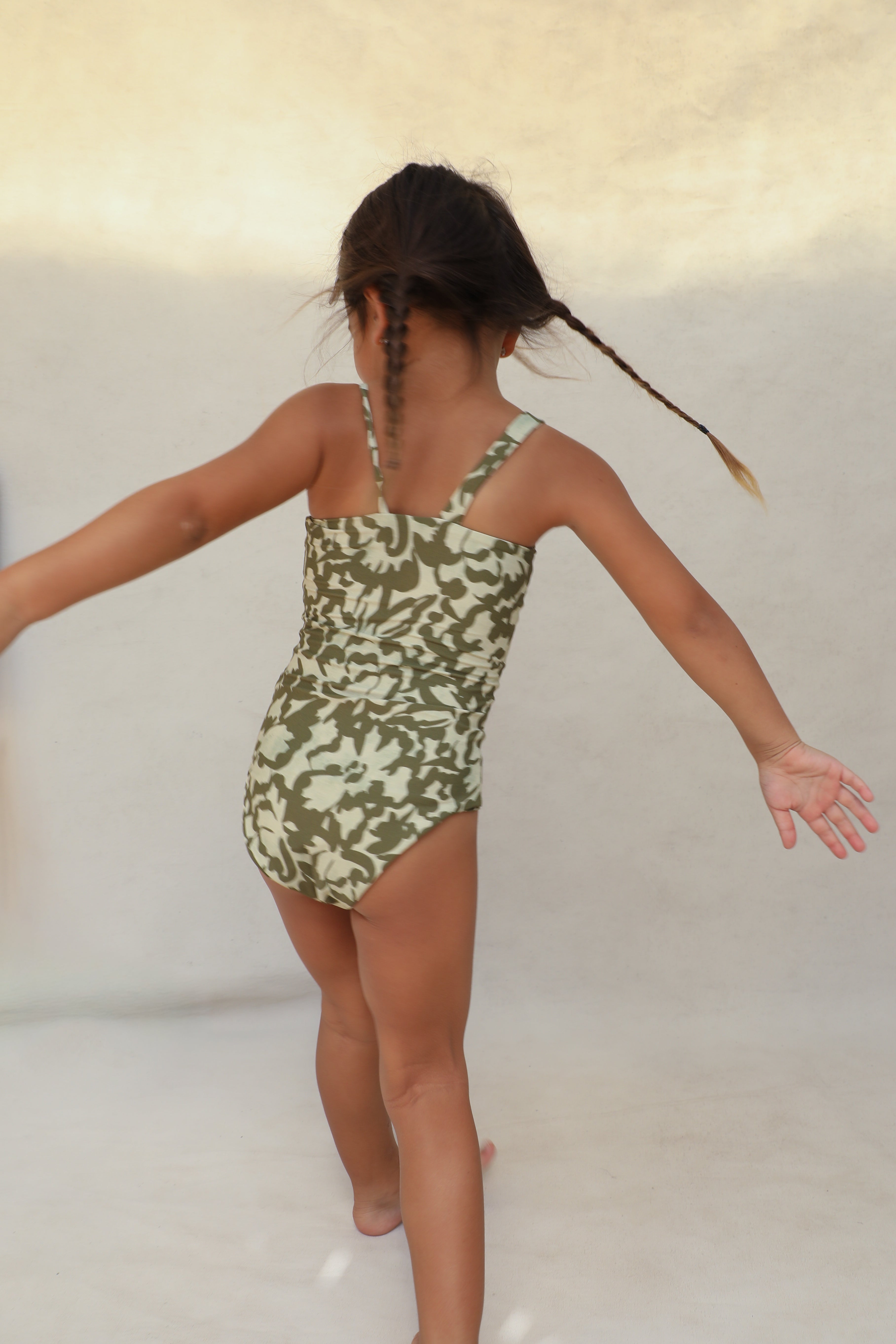 Willa Mini Asymmetrical One Piece - Baja Bloom