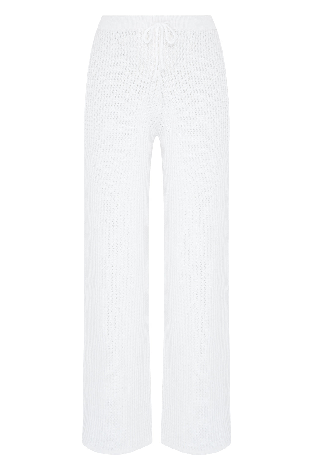 Jude Crochet Pant - White Crochet