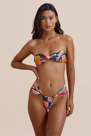 Ecom image model wearing lele bikini top and bijou bottom