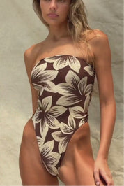 Paola One Piece Swimsuit - Cocoa Bloom