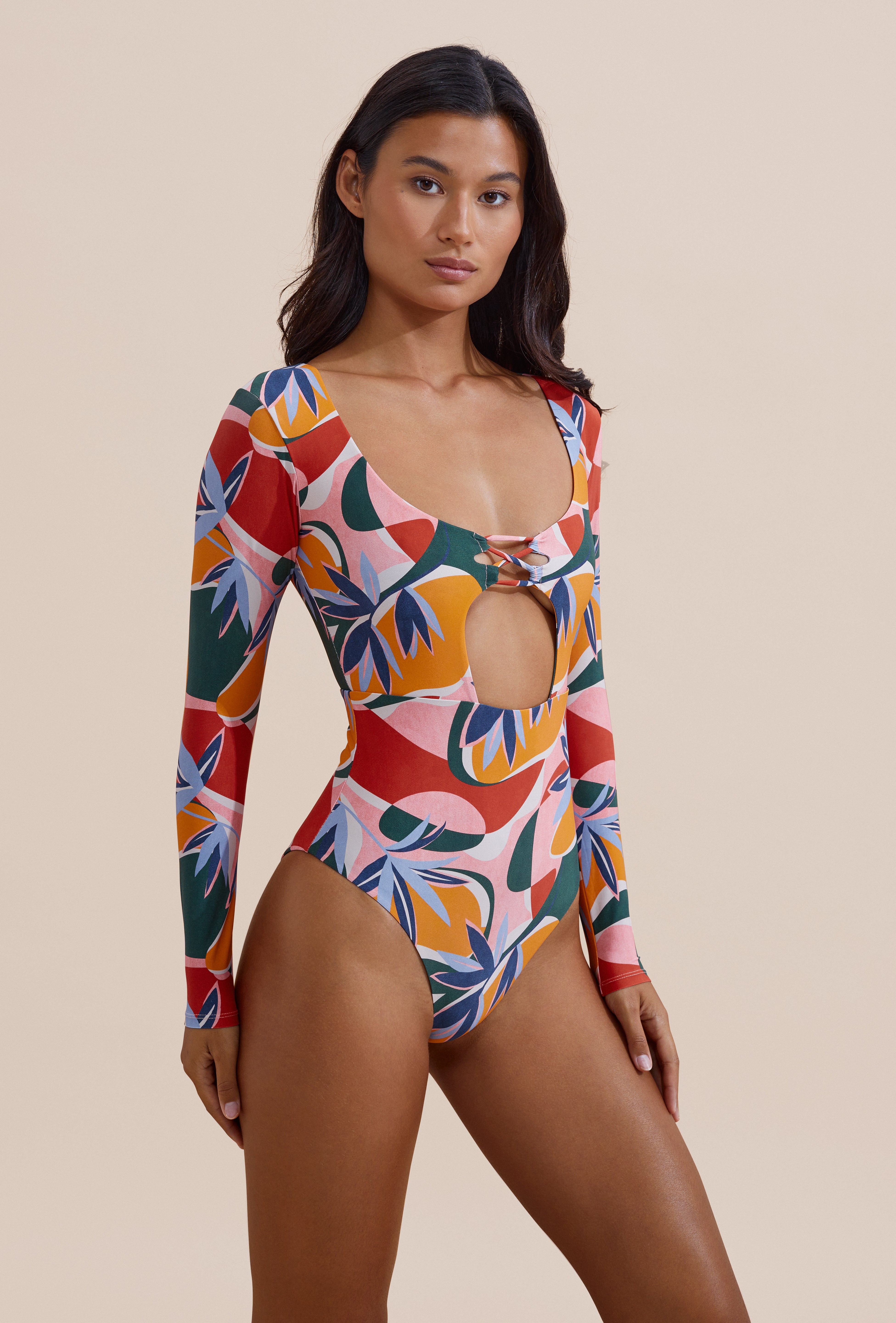 Suka Surf Suit - Botanical