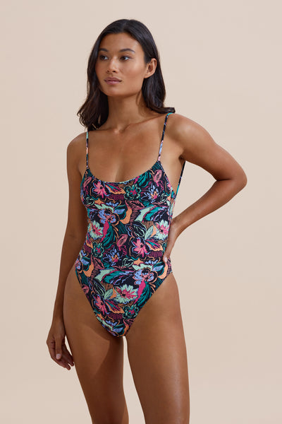'S SOLEZIA[ソレジア] Tropical Print One Piece Surya One Piece - Tropical Sketch – STONE FOX SWIM