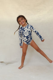 Lumi Mini Zip One Piece - Hibisco