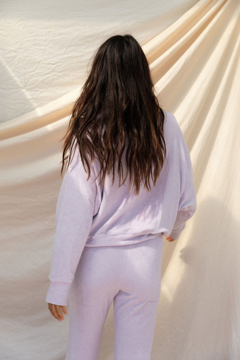 Jaya Sweatpant - Orchid Petal Terry