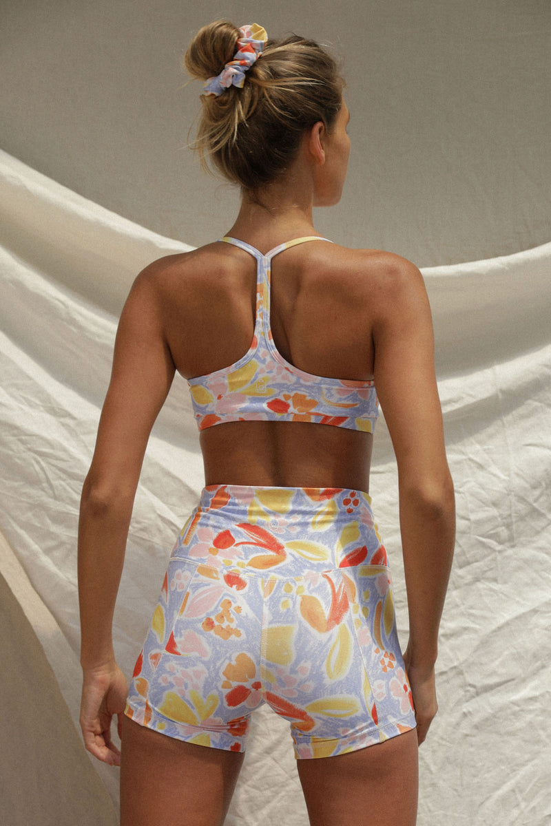 Teak Bra - Petal Party Print