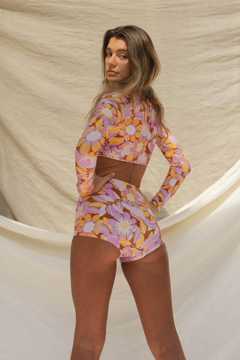 Rio Bikini Bottom - Retro Bloom Print