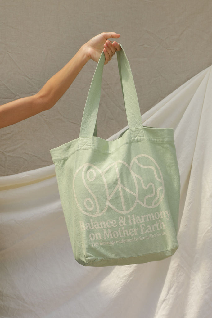 Balance & Harmony Tote - Aloe Wash